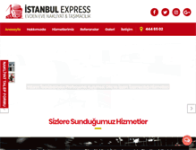 Tablet Screenshot of istanbulexpressnakliyat.com